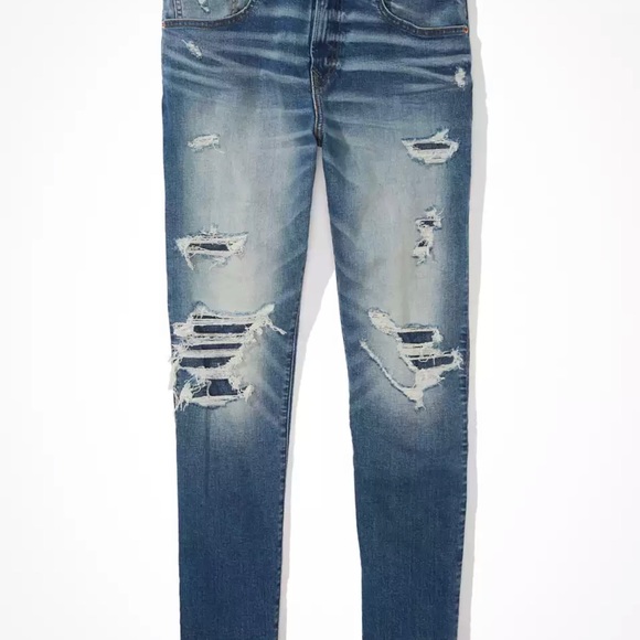 Mens American Eagle Jeans Size 31x32 Acid Wash - Picture 3 of 5